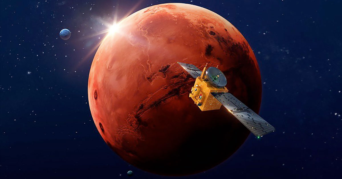 Hope Circles Mars Uae Probe Achieves Orbit To Study Atmosphere