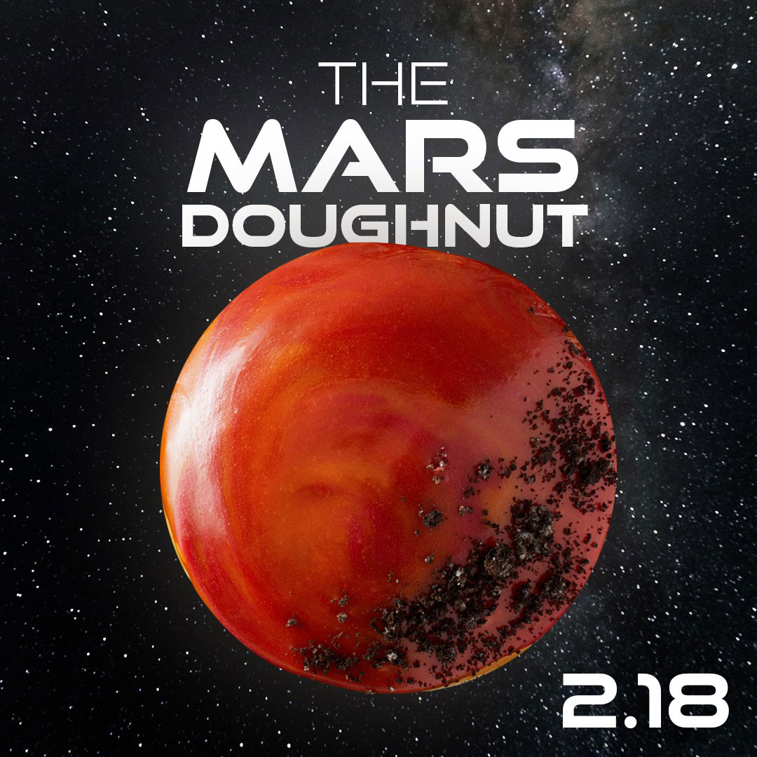 Krispy Kreme to \'Mars landing rover for collectSPACE | offer Perseverance Doughnut