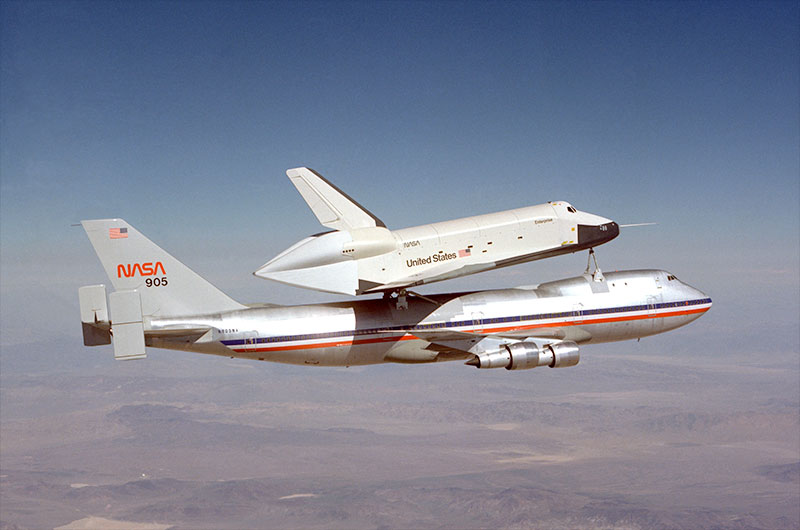 Prototype space shuttle Enterprise bound for NYC reunited with NASA aircraft