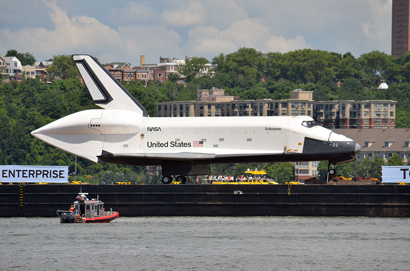 space shuttle enterprise new york
