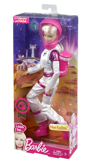 space barbie doll