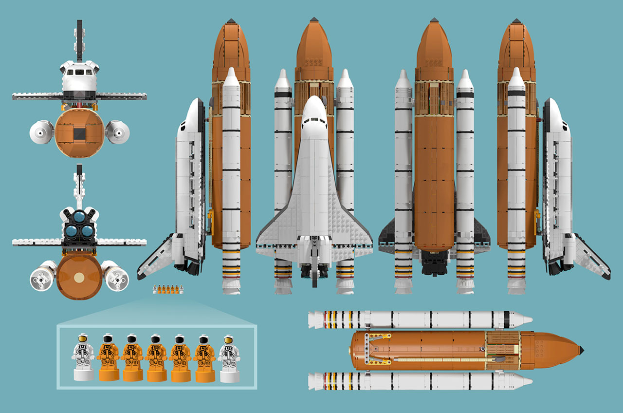 3 in 1 lego space shuttle