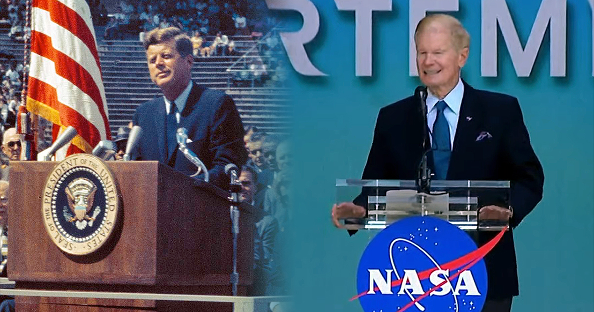 'We choose to go to the moon...' again NASA marks JFK speech 60th