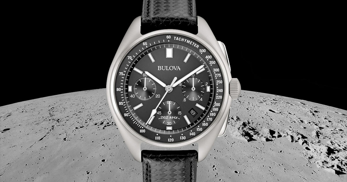 The Bulova Lunar Pilot Chronograph Moon Watch Is on Sale for