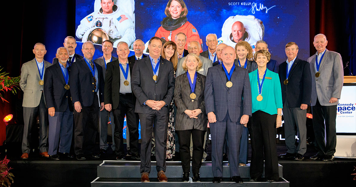 Astronaut Hall of Fame adds three space stationera astronauts still