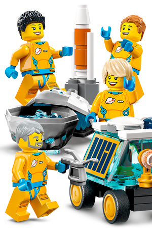 Lego City Space Research & Development NASA Minifigures - 60230 FREE POST