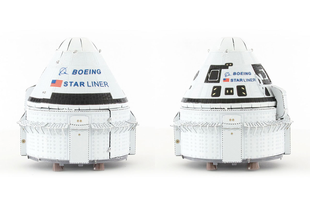 Metal Earth model kits celebrate Apollo 11 history and Starliner's