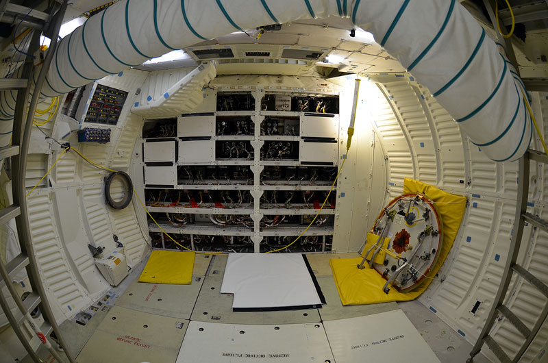 inside space shuttles