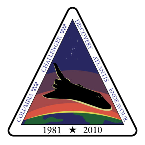 Space Shuttle Commemorative Patch Entry