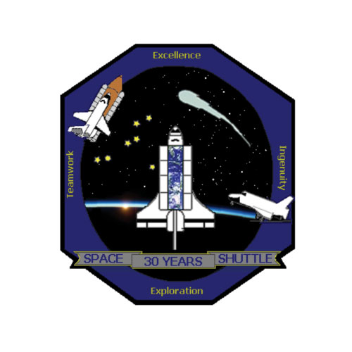 Space Shuttle Commemorative Patch Entry