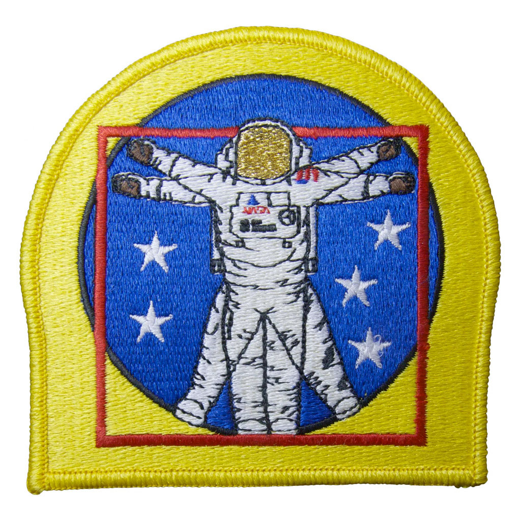 Astronaut Space Explorer NASA LV Iron On Patch