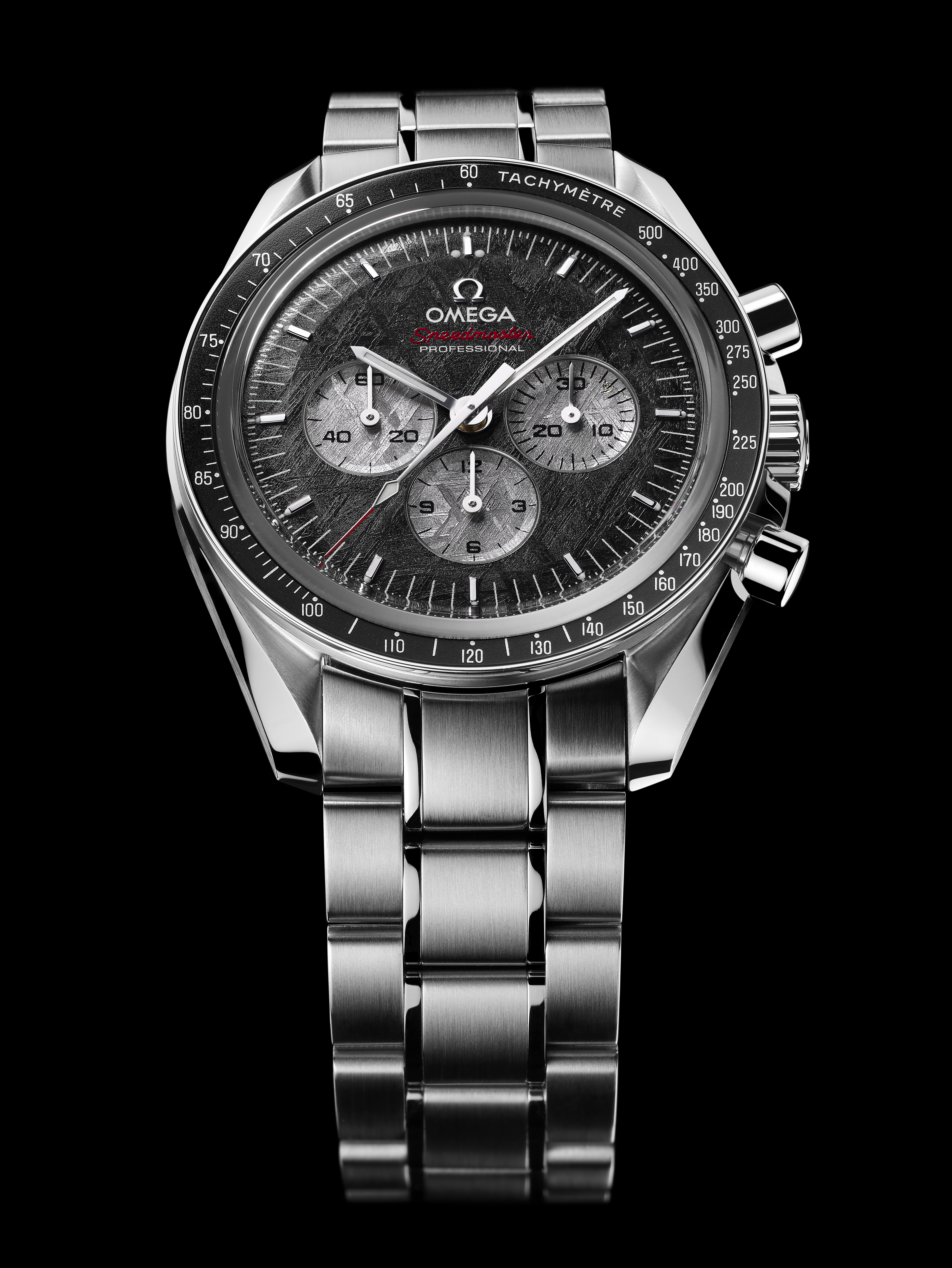 omega watch with moon rock